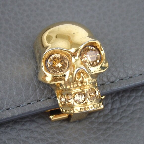 Authentic ALEXANDER McQUEEN 275330・486480 Skull purse leather [Used] - Picture 6 of 12